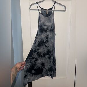 Tie-dye tank dress